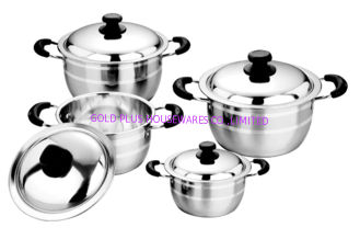 Chine ensemble de pot et de cookware de sauce à acier inoxydable et pot de cuisson fournisseur