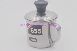 Chine tasse de café potable promotionnelle d'acier inoxydable de tasse de 9cm pour la tasse en métal de cadeau avec le haut de forme de bakélite fournisseur