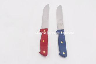 Chine Couteaux extérieurs campants de couteau droit avec le couteau en plastique de chef du professionnel 0.8mm de produit d'Amazone de poignée fournisseur