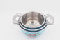 le pot 6pcs coloré a placé le pot profond de cocotte en terre de soupe à catégorie de pot de revêtement antiadhésif en acier de fleur fournisseur