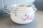 3pcs Chine a fait la double casserole de lait d'ensemble de cookware de restaurant de cuisine de pot de soupe à poignée d'acier inoxydable dans la couleur blanche fournisseur