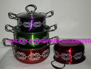 Chine ensemble coloré du cookware 6/8pcs et cookware d'acier inoxydable avec le pot &cooking de conception de disciple fournisseur