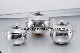 Chine ensemble du cookware 6pcs et pot &cooking de cookware d'acier inoxydable fournisseur