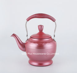Chine 14cm, pot royal européen de café d'acier inoxydable de théière de couleur rouge d'approvisionnements de ménage de 16cm.18cm avec l'infuser de thé fournisseur