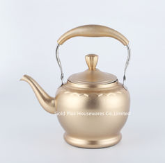 Chine le pot d'or de café turc d'acier inoxydable de couleur de cadeaux de la liberté 1.5L ou 2L a bouilli l'eau pour faire le café ou le thé pour le ménage fournisseur