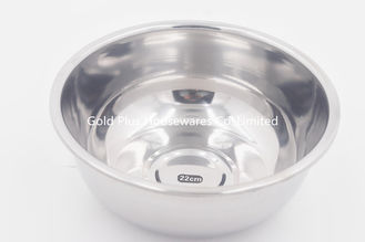 Chine nourriture ronde ordinaire de lavabo d'acier inoxydable de cuisine de fabricants de 22cm servant le plateau d'acier inoxydable fournisseur
