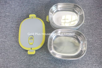 Chine Gamelle sans BPA de vente chaude de bento du récipient d'entreposage de nourriture d'acier inoxydable de couche de nouvelle conception 2 pp pour l'adulte fournisseur