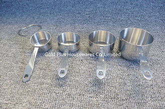 Chine Tasses et cuillères de mesure promotionnelles de cadeaux réglées pour l'ensemble de cuisson de cuillère de poudre d'acier inoxydable de café fournisseur