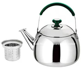 Chine Pot siffleur de l'eau de ventes directes d'usine de bouilloire de thé de théière de pot de café d'hôtel de prime de luxe d'acier inoxydable fournisseur