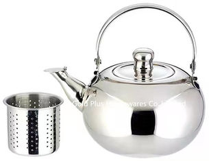 Chine Le polissage adapté aux besoins du client kichen la bouilloire siffleuse supérieure d'acier inoxydable de thé de théière en métal de fourneau moderne de bouilloire fournisseur