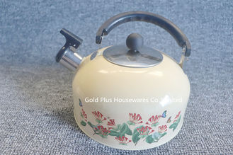 Chine Bouilloires non électriques campantes de l'eau de gaz de gueulard d'eau chaude de voyage élégant de couleur de thé de fourneau portatif de bouilloire fournisseur