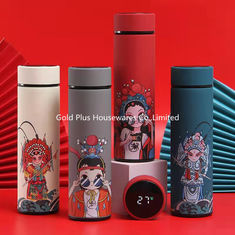 Chine Thermos numérique chaud et froid de style chinois de drinkware de Smart de la bouteille d'eau 500ml de la température d'affichage d'acier inoxydable de café fournisseur