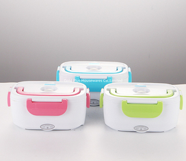 Chine Gamelle de chauffage électrique en plastique vert-bleu rose multicolore de pp avec le conteneur de nourriture portatif de revêtement en acier fournisseur