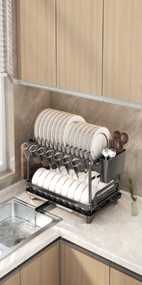 Étagère à vaisselle en fer pour cuisine espace cuisine classification étagère pliante fournisseur