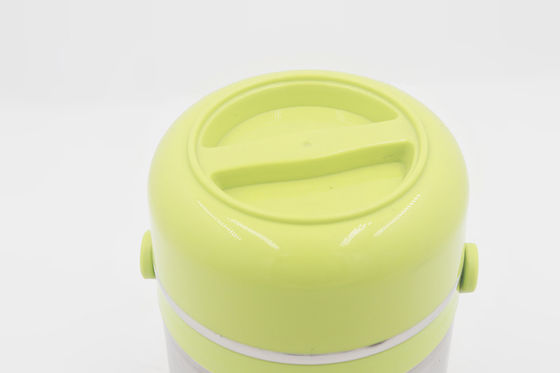conteneur facile en acier stailess isolé en plastique de plats à emporter de thermos de la vente 1.5L chaude avec la grande poignée fournisseur