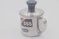 tasse de café potable promotionnelle d'acier inoxydable de tasse de 9cm pour la tasse en métal de cadeau avec le haut de forme de bakélite fournisseur