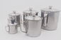 6pcs 9-14cm Factory supplier stainless steel beer drinking cup custom drink metal cup with handle fournisseur