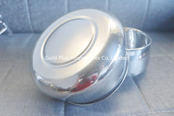 Boîte de tiffin de conteneur de nourriture de pot de main de bon marché 4 rangées emporter le transporteur de nourriture d'acier inoxydable avec la poignée fournisseur