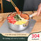 vaisselle de cuisine faisant cuire le pot de lait avec la casserole enduite de lait de poignée à casserole de soupe du pot 22cm de neige inoxydable japonaise en bois de casserole fournisseur